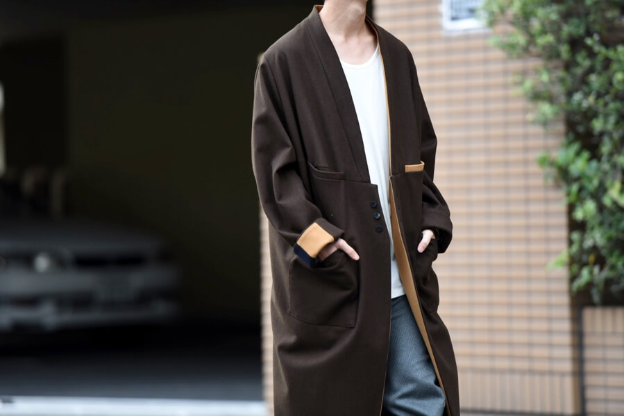 ka na ta 16AW カナタ 10years coat ブラウン-