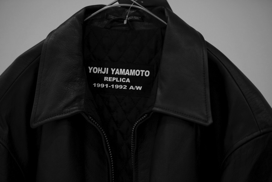 YOHJI YAMAMOTO REPLICA 1991-1992 A/W バッファローレザーブルゾン 