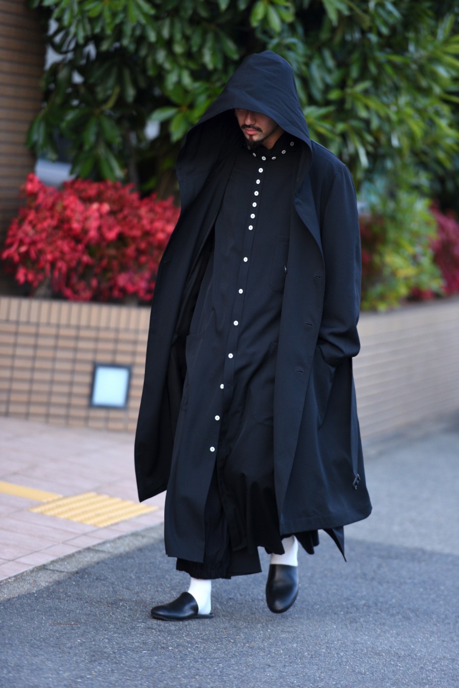 yohji yamamoto pour homme 18aw ギャバコート-