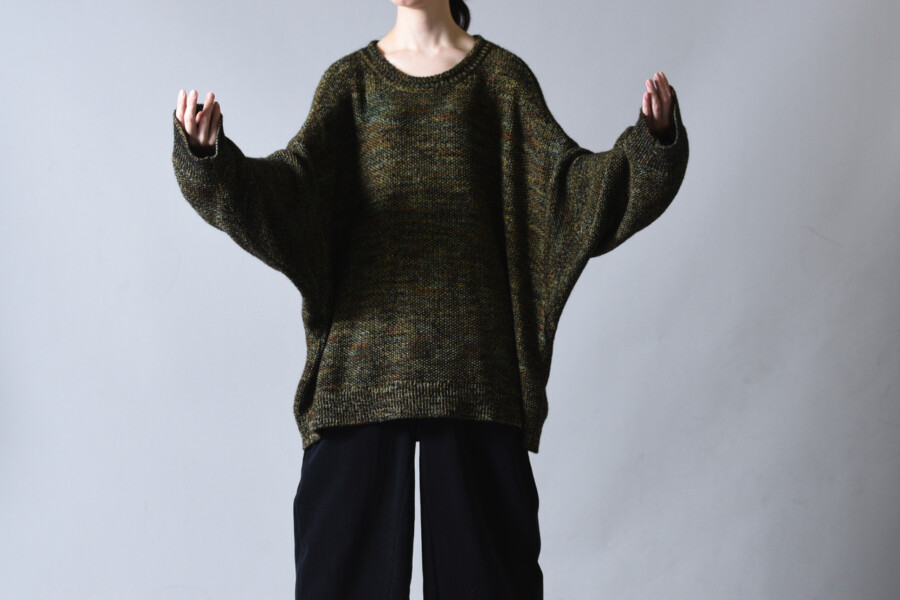 ka na ta blend knit night sunset ニット-