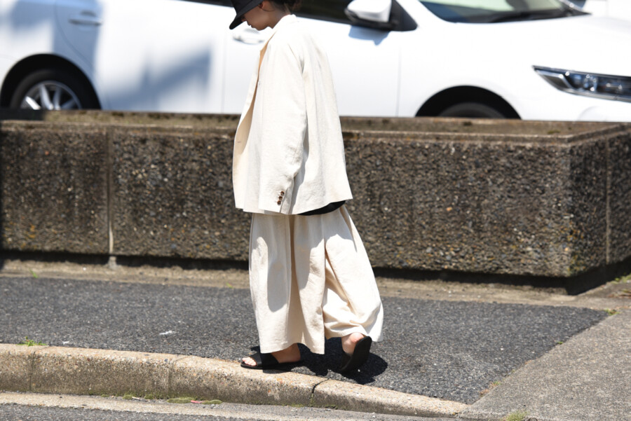 Ka na ta 10years pants 麻世紗 hemp indigo 1-