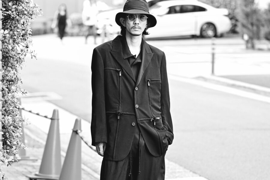 1823-Yohji Yamamoto POUR HOMME ファスナージャケット
