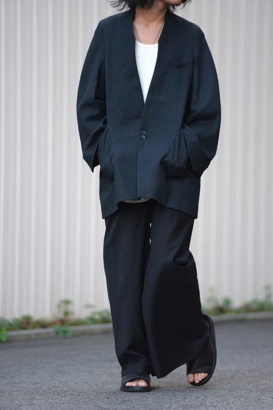 Ka na ta koe jacket u0026 skin pants セットアップ - ノーカラージャケット